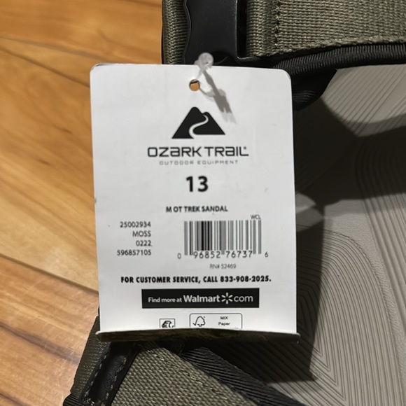 Ozark Trail Men’s Trek Sandal - Picture 2 of 4